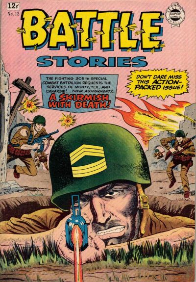Cover for Battle Stories (I. W. Publishing; Super Comics, 1963 series) #12
