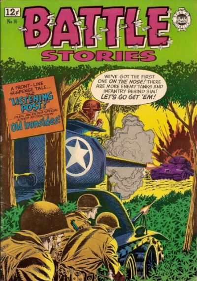 Cover for Battle Stories (I. W. Publishing; Super Comics, 1963 series) #16