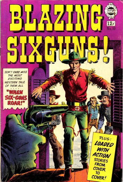Cover for Blazing Sixguns (I. W. Publishing; Super Comics, 1958 series) #10