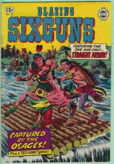Cover for Blazing Sixguns (I. W. Publishing; Super Comics, 1958 series) #18