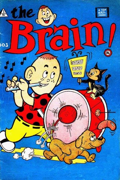 Cover for The Brain (I. W. Publishing; Super Comics, 1958 series) #3