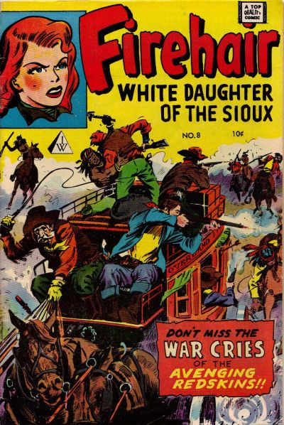 Cover for Firehair (I. W. Publishing; Super Comics, 1958 series) #8