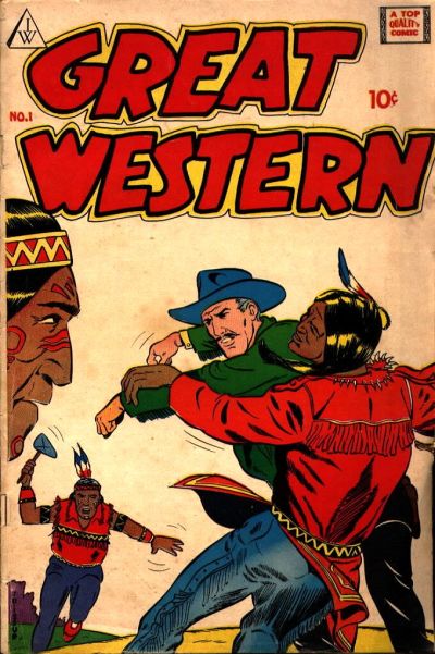Cover for Great Western (I. W. Publishing; Super Comics, 1958 series) #1