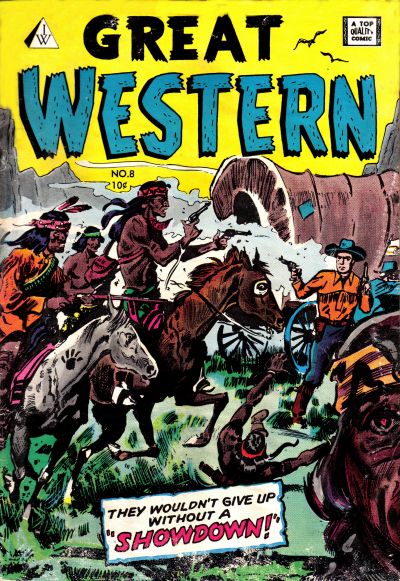 Cover for Great Western (I. W. Publishing; Super Comics, 1958 series) #8