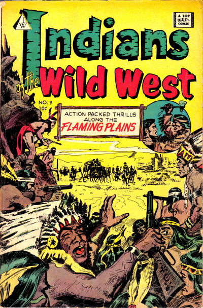 Cover for Indians of the Wild West (I. W. Publishing; Super Comics, 1958 series) #9