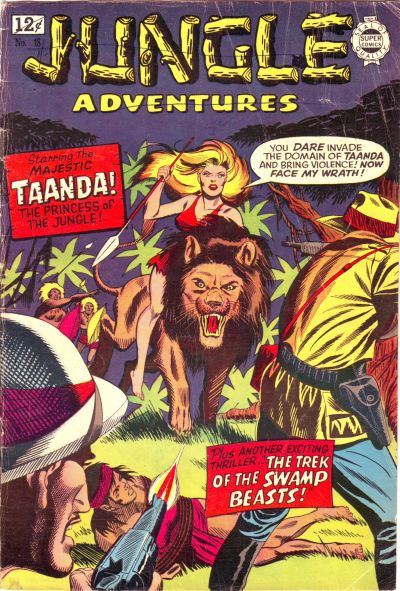Cover for Jungle Adventures (I. W. Publishing; Super Comics, 1963 series) #18