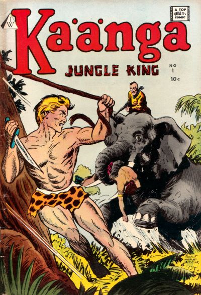 Cover for Kaänga (I. W. Publishing; Super Comics, 1958 series) #1