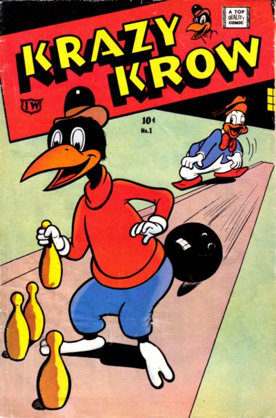 Cover for Krazy Krow (I. W. Publishing; Super Comics, 1958 series) #1