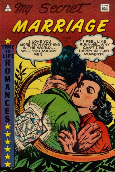 Cover for My Secret Marriage (I. W. Publishing; Super Comics, 1958 series) #9