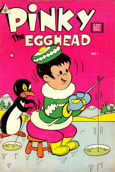 Cover for Pinky the Egghead (I. W. Publishing; Super Comics, 1958 series) #1