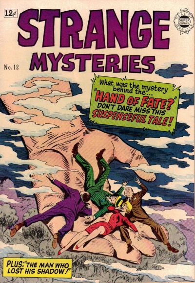 Cover for Strange Mysteries (I. W. Publishing; Super Comics, 1958 series) #12