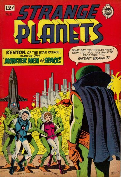Cover for Strange Planets (I. W. Publishing; Super Comics, 1958 series) #16