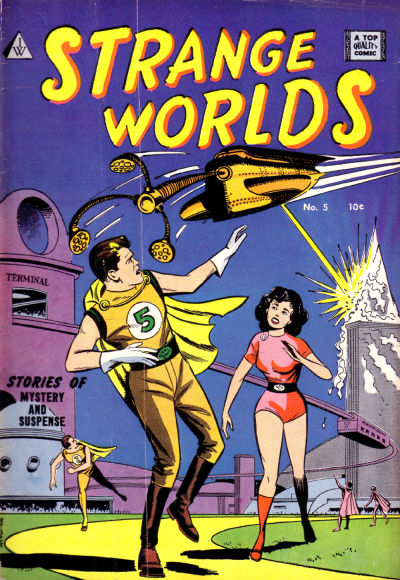 Cover for Strange Worlds (I. W. Publishing; Super Comics, 1958 series) #5