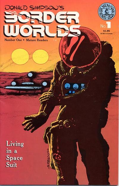 Cover for Border Worlds (Kitchen Sink Press, 1986 series) #1