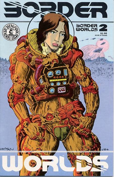 Cover for Border Worlds (Kitchen Sink Press, 1986 series) #2