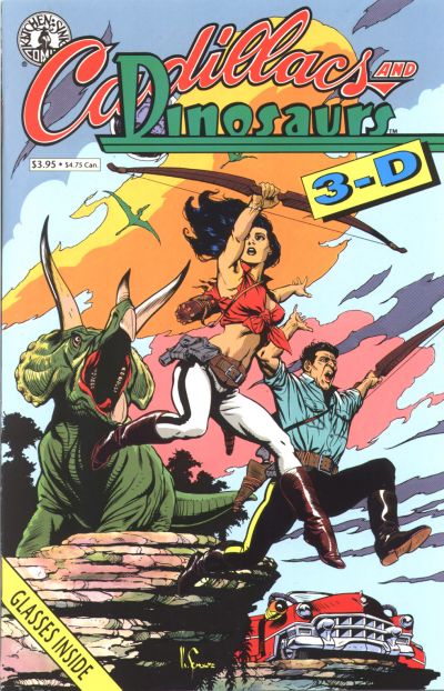 Cover for Cadillacs and Dinosaurs 3-D (Kitchen Sink Press, 1992 series) #1