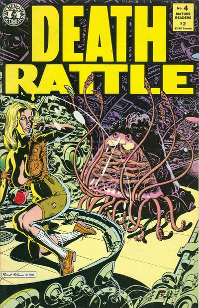 Cover for Death Rattle (Kitchen Sink Press, 1985 series) #4