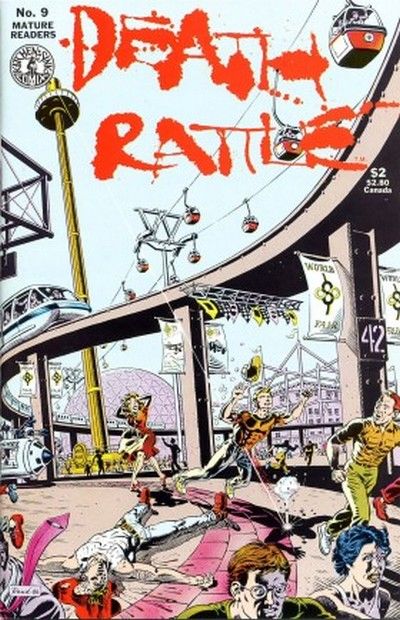 Cover for Death Rattle (Kitchen Sink Press, 1985 series) #9