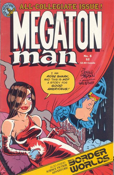 Cover for Megaton Man (Kitchen Sink Press, 1984 series) #8