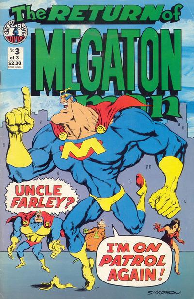 Cover for The Return of Megaton Man (Kitchen Sink Press, 1988 series) #3