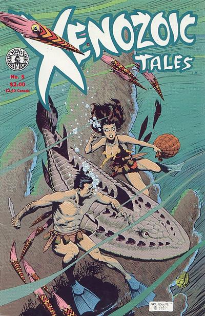 Cover for Xenozoic Tales (Kitchen Sink Press, 1987 series) #5