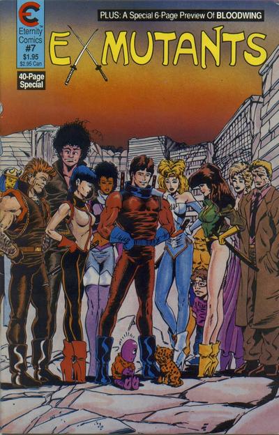 Cover for Ex-Mutants (Malibu, 1987 series) #7
