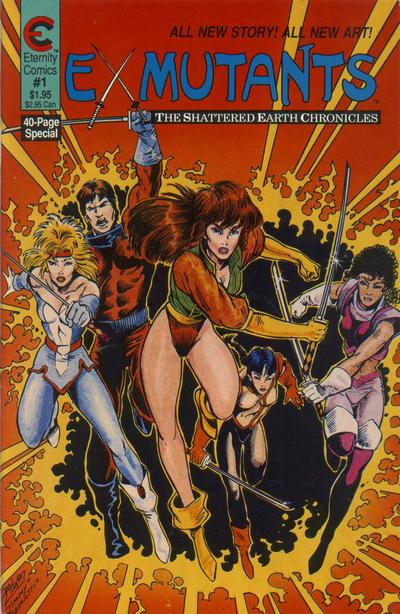 Cover for Ex-Mutants The Shattered Earth Chronicles (Malibu, 1988 series) #1