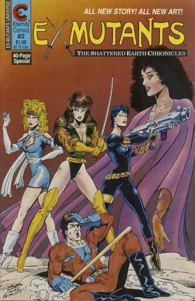Cover for Ex-Mutants The Shattered Earth Chronicles (Malibu, 1988 series) #2
