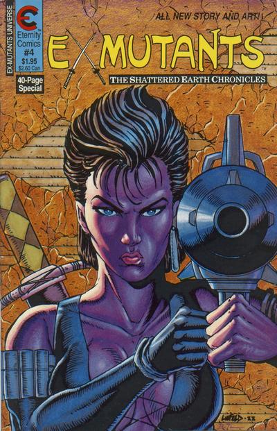 Cover for Ex-Mutants The Shattered Earth Chronicles (Malibu, 1988 series) #4