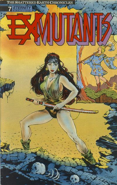 Cover for Ex-Mutants The Shattered Earth Chronicles (Malibu, 1988 series) #7