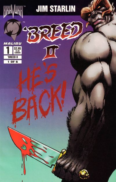 Cover for 'Breed II (Malibu, 1994 series) #1 [Direct]