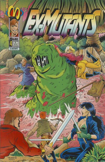 Cover for Ex-Mutants (Malibu, 1992 series) #4 [Direct]