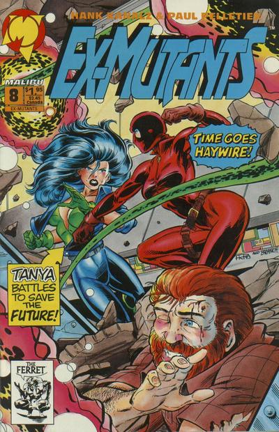 Cover for Ex-Mutants (Malibu, 1992 series) #8 [Direct]