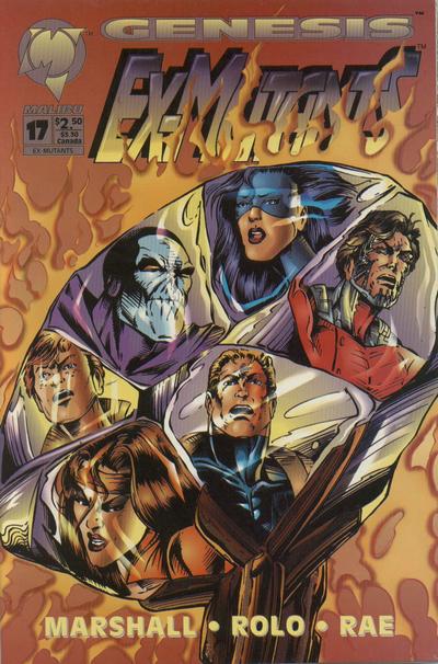 Cover for Ex-Mutants (Malibu, 1992 series) #17 [Direct]