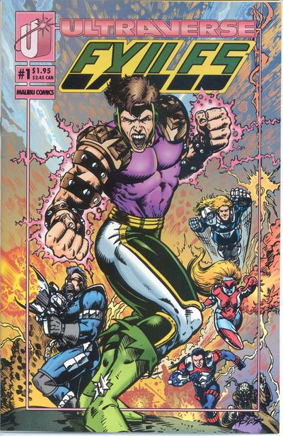 Cover for Exiles (Malibu, 1993 series) #1 [Regular Edition]