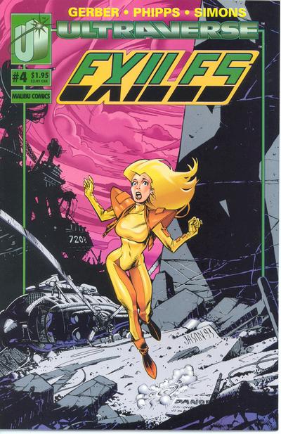 Cover for Exiles (Malibu, 1993 series) #4