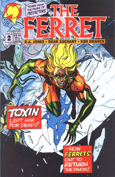 Cover for The Ferret (Malibu, 1993 series) #2 [Direct]