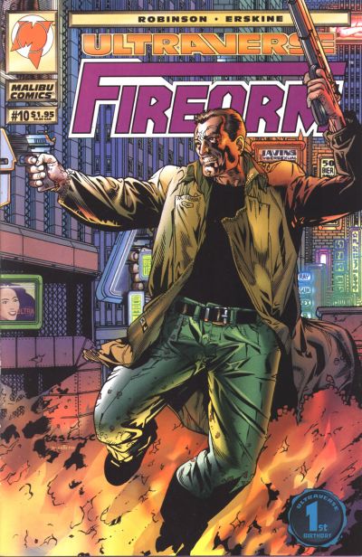 Cover for Firearm (Malibu, 1993 series) #10 [Direct]