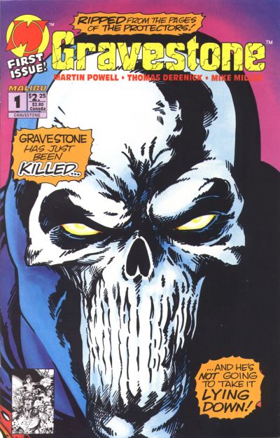 Cover for Gravestone (Malibu, 1993 series) #1 [Direct]