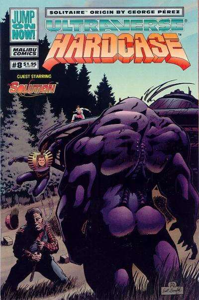 Cover for Hardcase (Malibu, 1993 series) #8 [Direct]