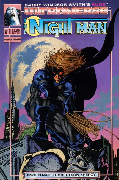 Cover for The Night Man (Malibu, 1993 series) #1 [Regular Edition]