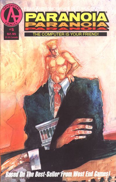 Cover for Paranoia (Malibu, 1991 series) #5