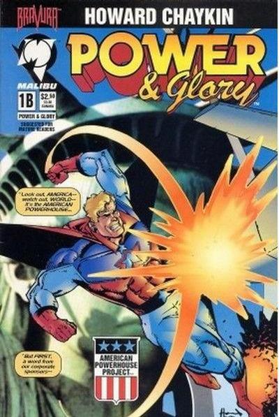 Cover for Power & Glory (Malibu, 1994 series) #1 [Cover B]