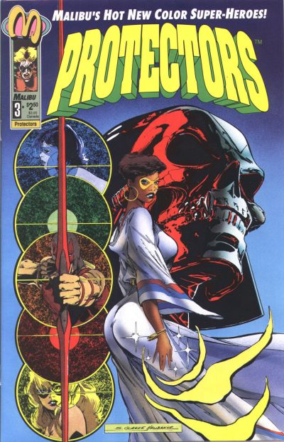 Cover for Protectors (Malibu, 1992 series) #3 [Direct]