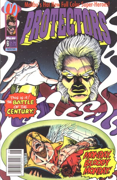 Cover for Protectors (Malibu, 1992 series) #6 [Newsstand]