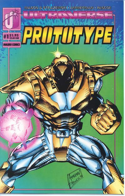 Cover for Prototype (Malibu, 1993 series) #1 [Direct]