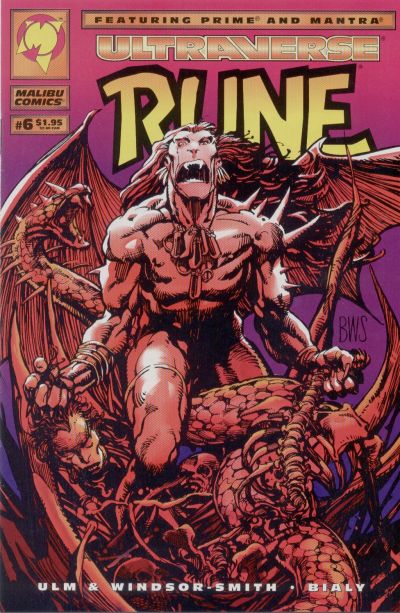 Cover for Rune (Malibu, 1994 series) #6