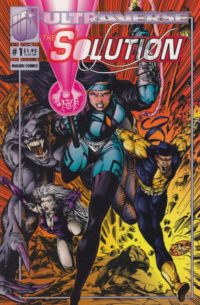 Cover for The Solution (Malibu, 1993 series) #1 [Ultra Limited Edition]