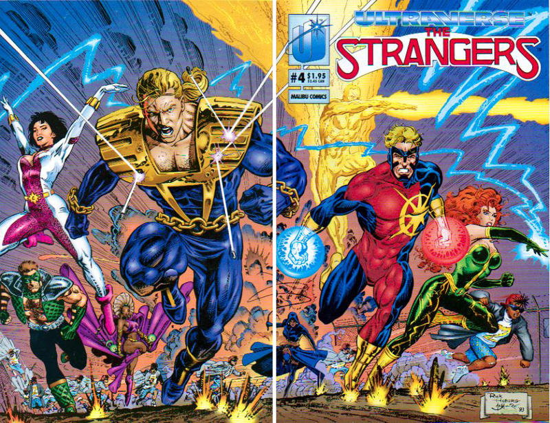 Cover for The Strangers (Malibu, 1993 series) #4 [Direct]