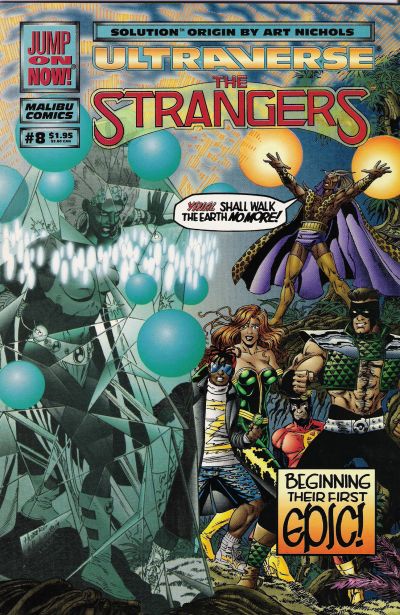 Cover for The Strangers (Malibu, 1993 series) #8 [Direct]